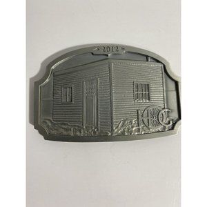 Harley Davidson Hog Harley Owners Group 2012 Pewter Medallion Plaque Stand